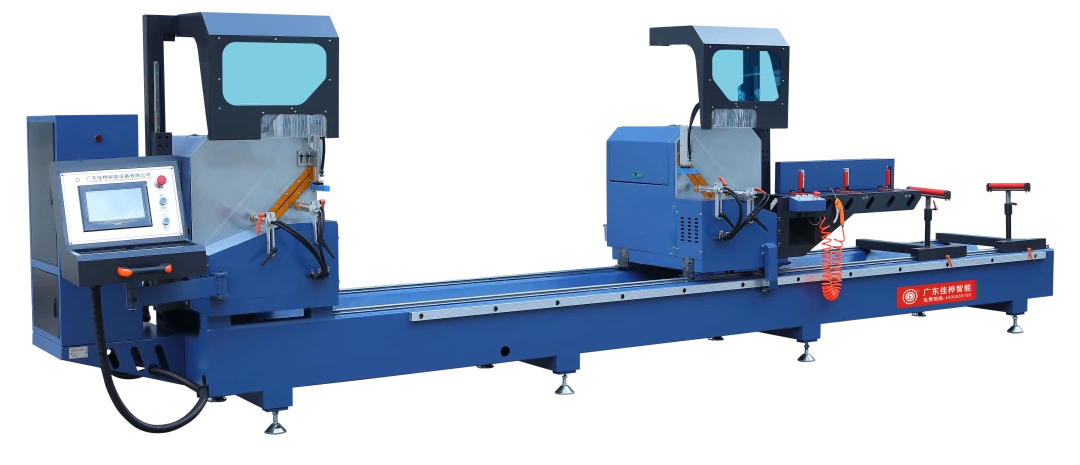 45-degree Double Head Aluminium Profile CNC Machine (Inward)-JH-08-550X4500-1080
