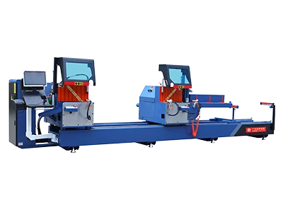 Automatic 45-degree Double Head Aluminum Cutting CNC Machine (Outward)-JH-SJMW-550X4500-400