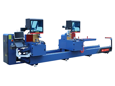 Automatic Double Head CNC Aluminium Cutting Machine (Inward)-JH-SZNN-550X4500-400