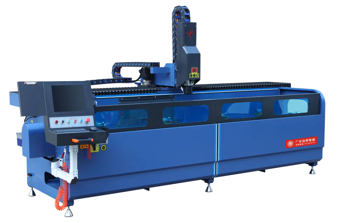 Automatic Four-axis CNC Milling Machine for Aluminum Profile (Servo-flippable)-JH-CNC-3200A-1080