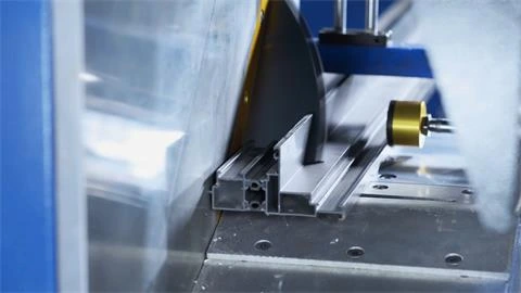 JH-08-550X4500-High-precision 45° double-head cutting system