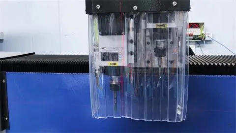 JH-CNC-1000-Dual-Head Drilling and Milling System