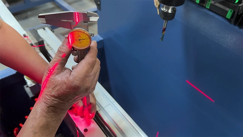 04 High-Performance Aluminium Door Making Machines - Machine Calibration